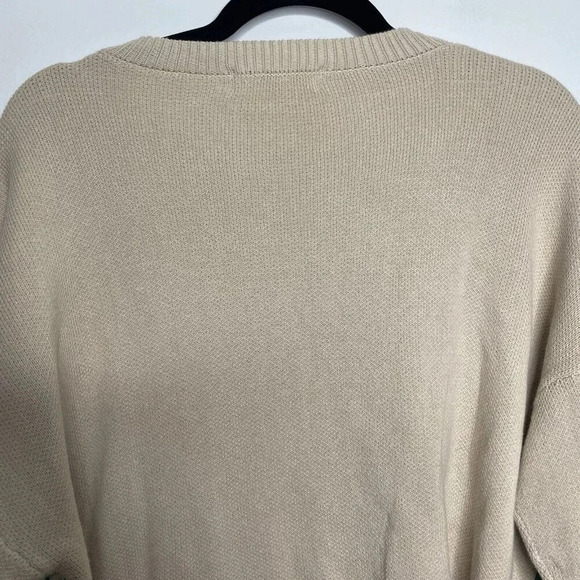 North End Sweater Cropped Green Color Block Floral White Size Small Juniors - Picture 8 of 10